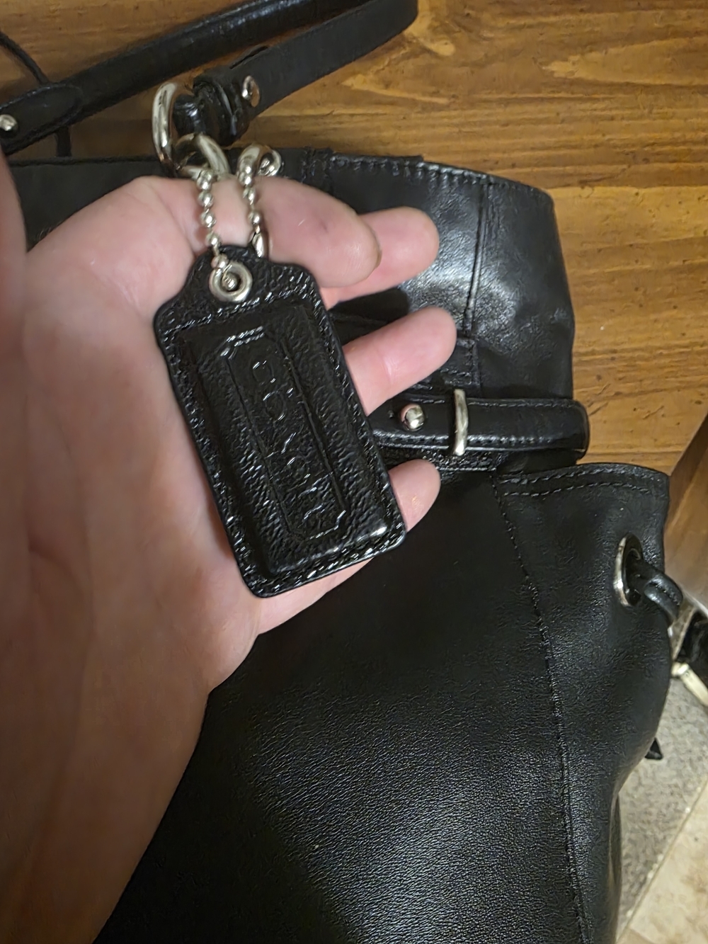 Coach Collette In Black Cowhide,buttery Soft Leather - Picture 11 of 16